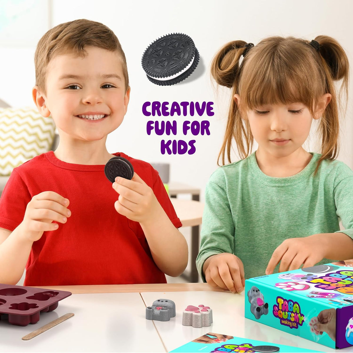 DIY Squishy Making Kit for Kids Ages 8+ Create, Squeeze & Play