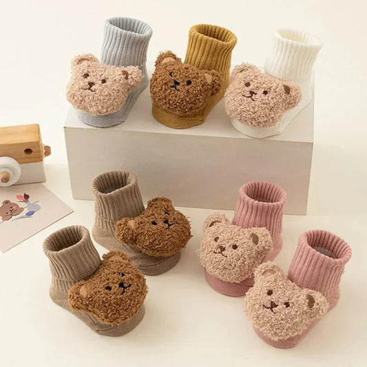 Cartoon Bear Baby Socks